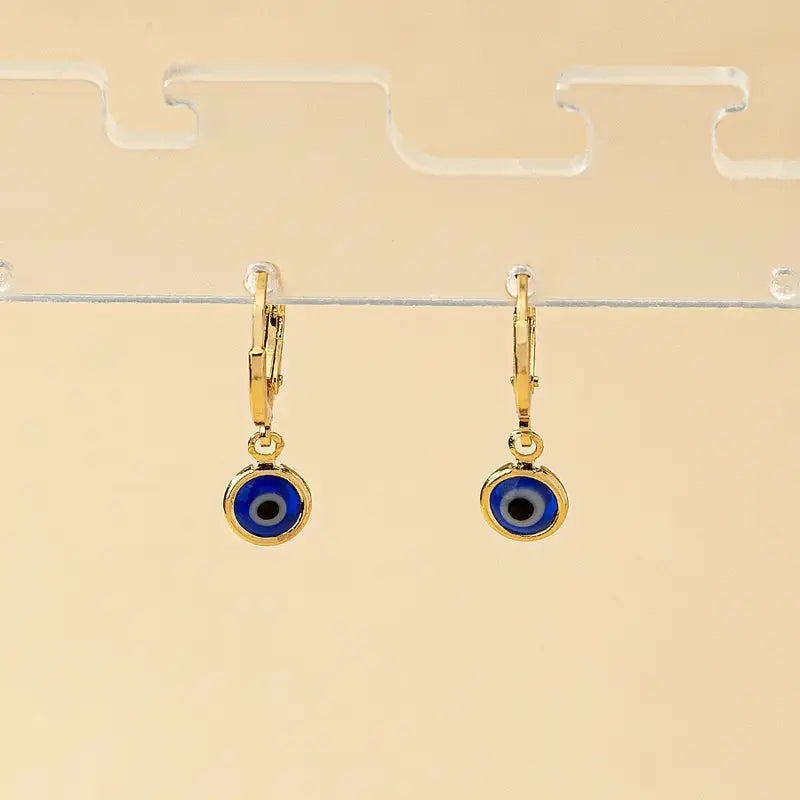 Evil Eye Hoop Earrings
