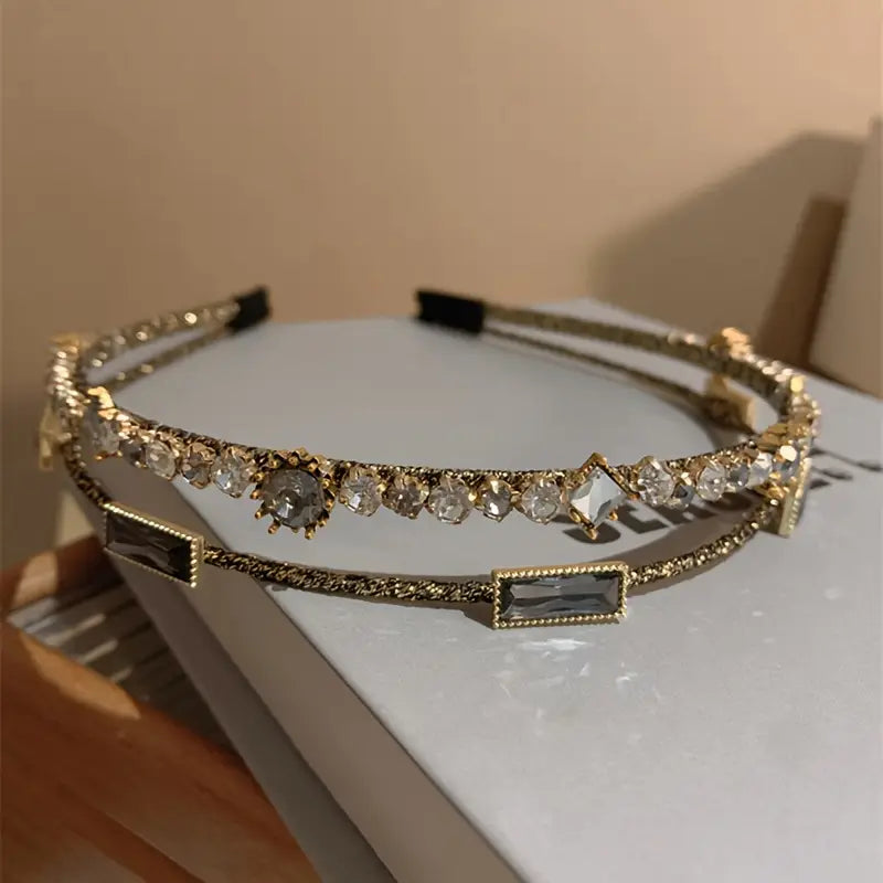 Glitter Rhine Stone Headband