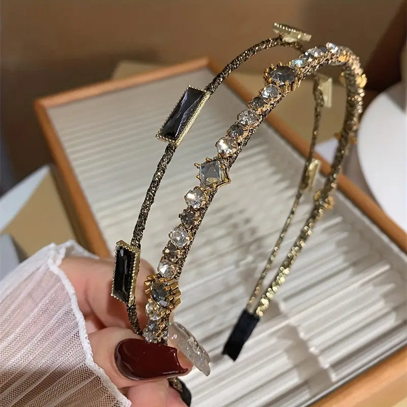 Glitter Rhine Stone Headband